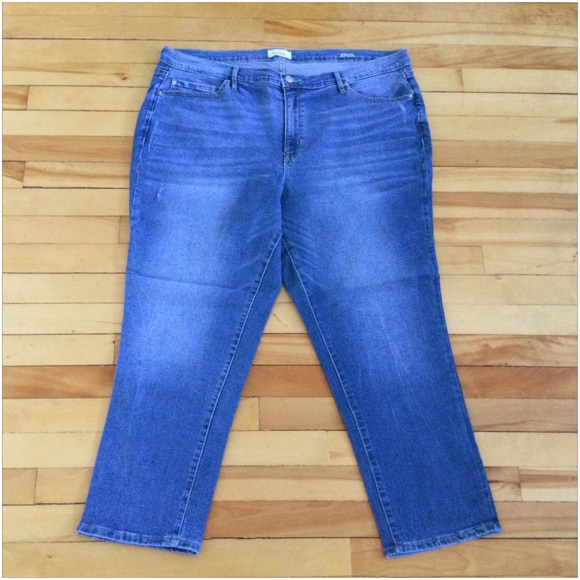 NICOLE MILLER New York Nolita Boyfriend Jeans Women's Plus 18 Medium Wash – EUC - Picture 2 of 12